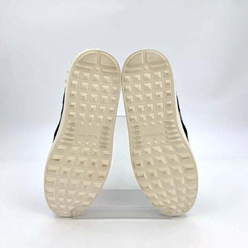 Valentino Valentino Blue Camouflage Slip-On Sneakers Size US 6 / IT 36 - 5 Thumbnail