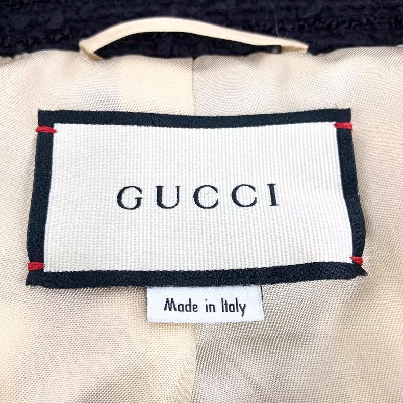 Gucci Gucci Color Block Logo Jacquard Long Sleeve Jacket Size M / US 6-8 / IT 42-44 - 6 Thumbnail