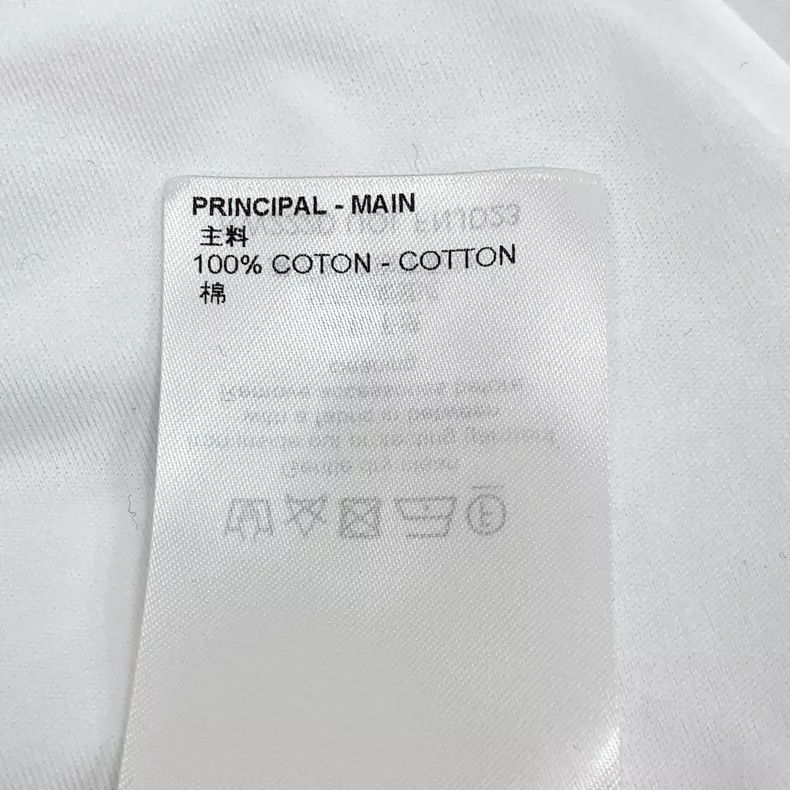 Louis Vuitton Louis Vuitton White Logo Cotton T-Shirt Size S / US 4 / IT 40 - 8 Thumbnail