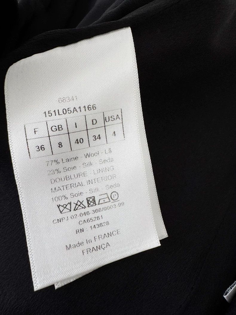 Dior Dior Wool Silk Dress with Spaghetti Straps Size S / US 4 / IT 40 - 5 Thumbnail