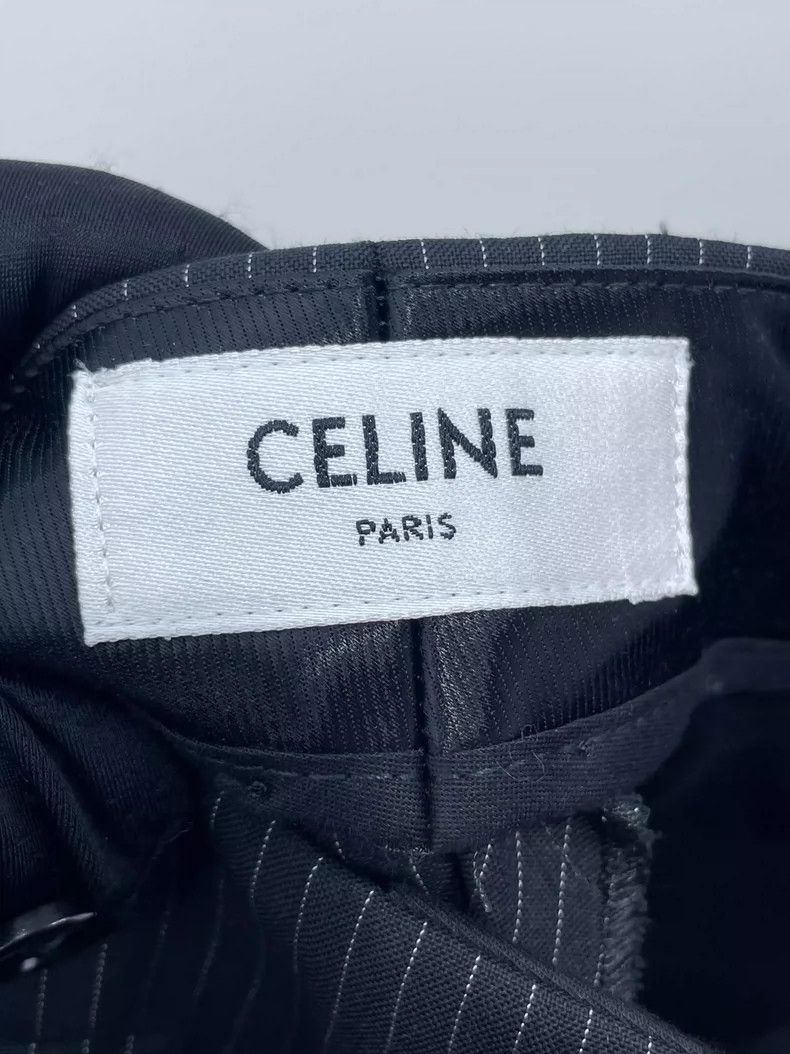 Celine Celine Black Striped Suit Shorts Size 34" / US 12 / IT 48 - 4 Thumbnail