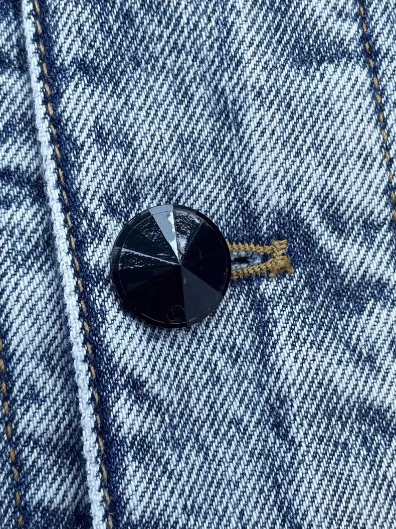 Louis Vuitton Vintage Velvet Collar Denim Jacket Size S / US 4 / IT 40 - 3 Thumbnail