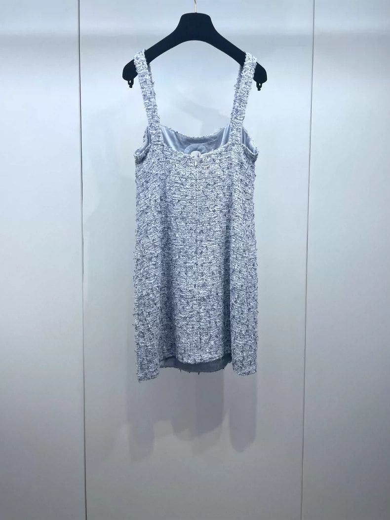 Chanel Chanel Hollow Design Rhinestone Dress Size S / US 4 / IT 40 - 2 Thumbnail
