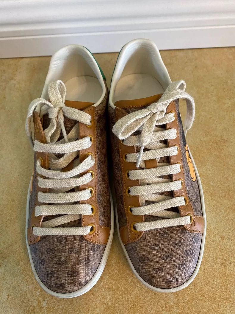 Gucci Gucci Mickey Logo Casual Sneakers Size US 5 / IT 35 - 3 Thumbnail