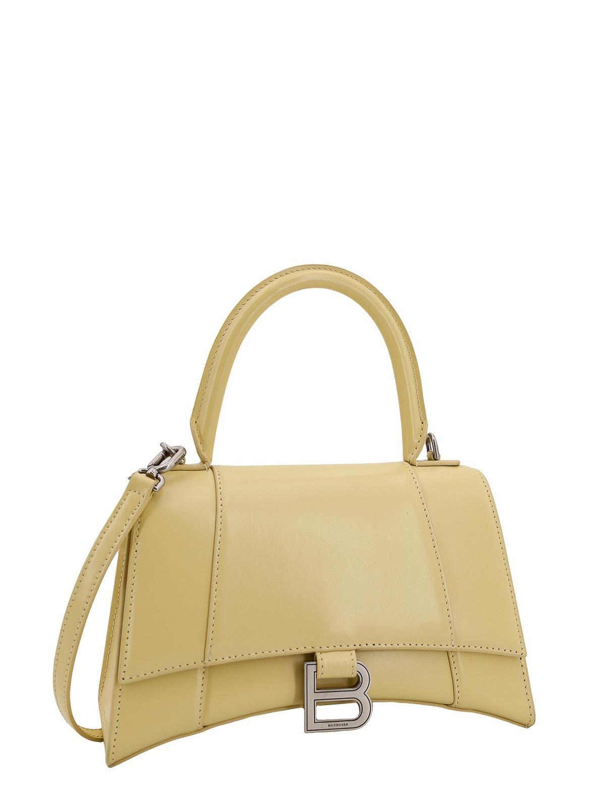 Hourglass Small Hand bag in Yellow