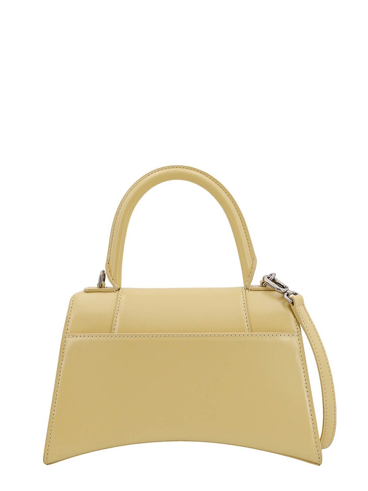 Hourglass Small Hand bag in Yellow