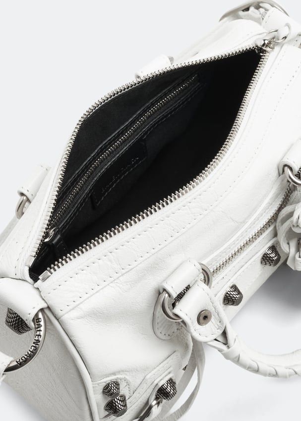 Balenciaga Le Cagole mini duffle bag in white Size ONE SIZE - 4 Thumbnail