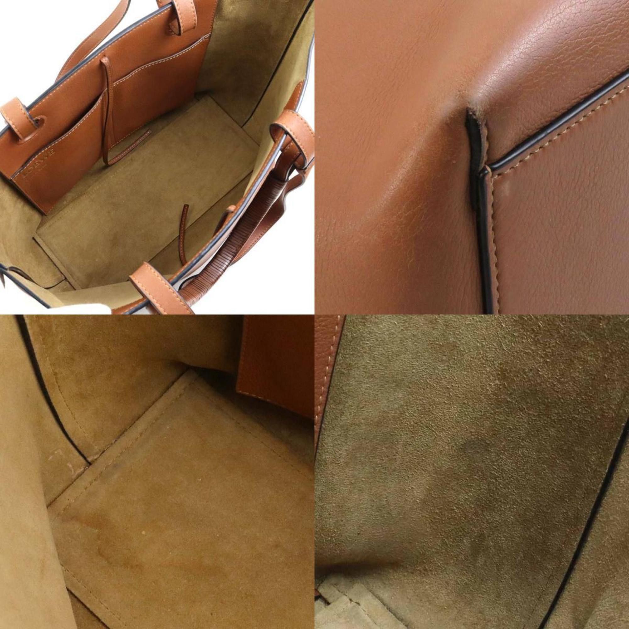 Loewe LOEWE handbag shoulder bag anagram leather brown ladies e60211k Size ONE SIZE - 3 Thumbnail