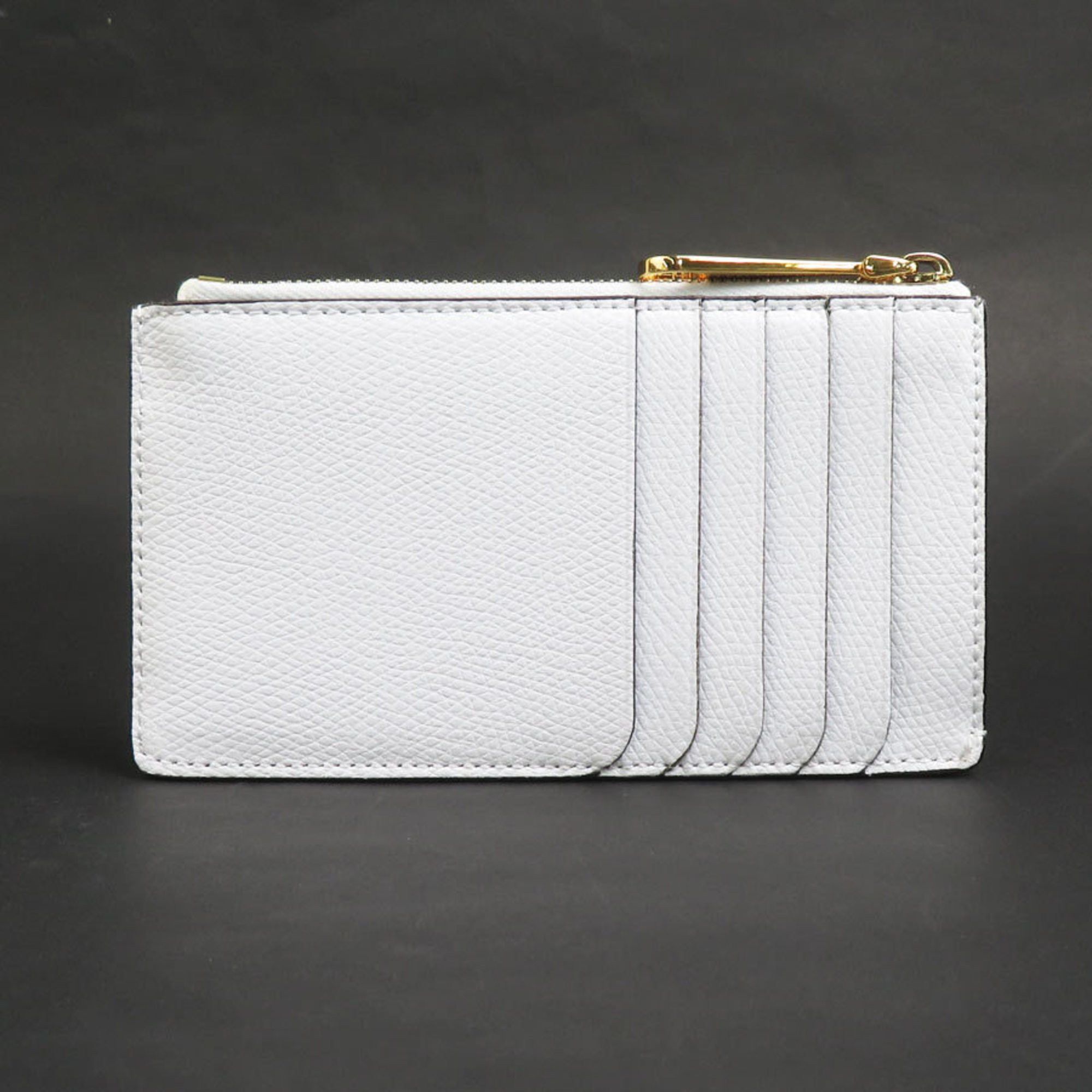 Fendi FENDI Wallet/Coin Case Leather White Men's Women's 8M0348 A18B 56016g Size ONE SIZE - 2 Thumbnail