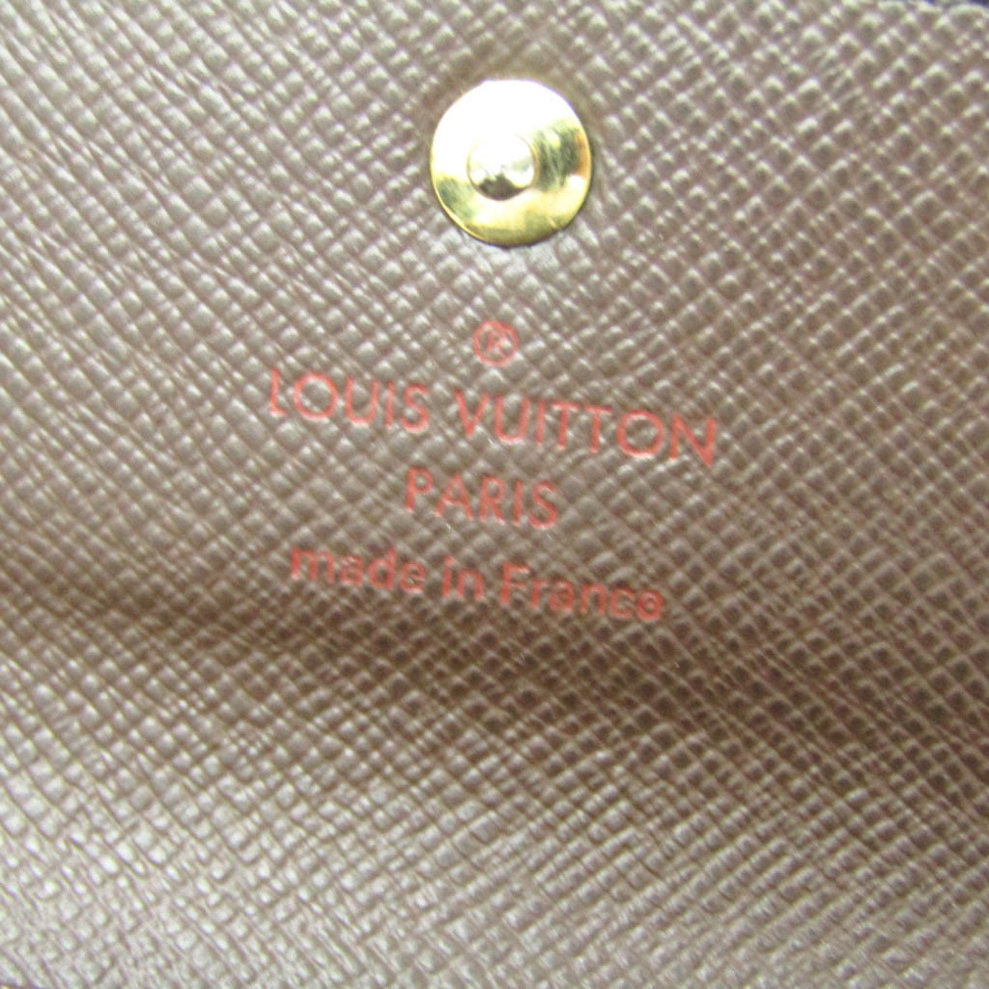 Louis Vuitton Louis Vuitton Damier Multicles 4 N62631 Men,Women Damier Canvas Key Case Ebene Size ONE SIZE - 11 Thumbnail