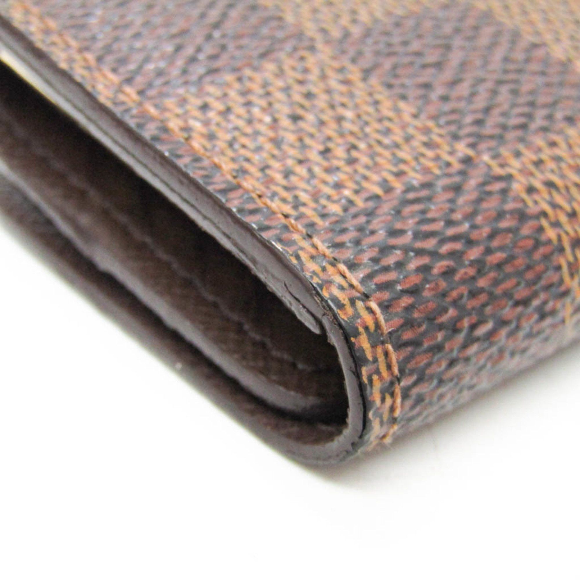 Louis Vuitton Louis Vuitton Damier Multicles 4 N62631 Men,Women Damier Canvas Key Case Ebene Size ONE SIZE - 4 Thumbnail