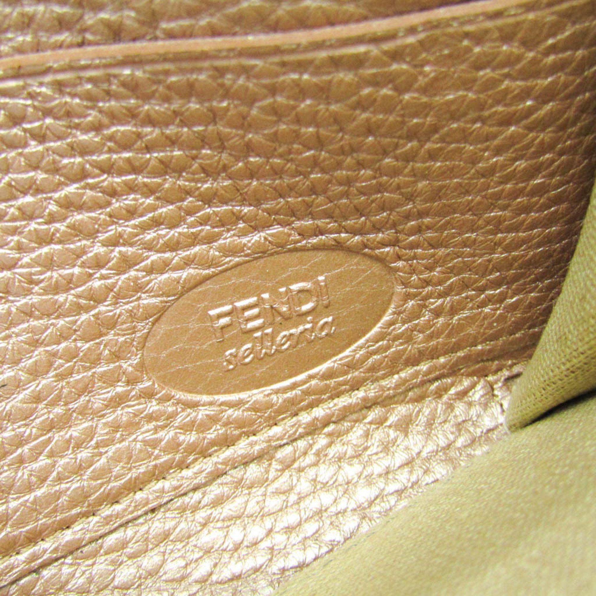 Fendi Fendi Selleria 8M0299 Women's Leather Long Wallet (bi-fold) Pink Gold Size ONE SIZE - 13 Thumbnail