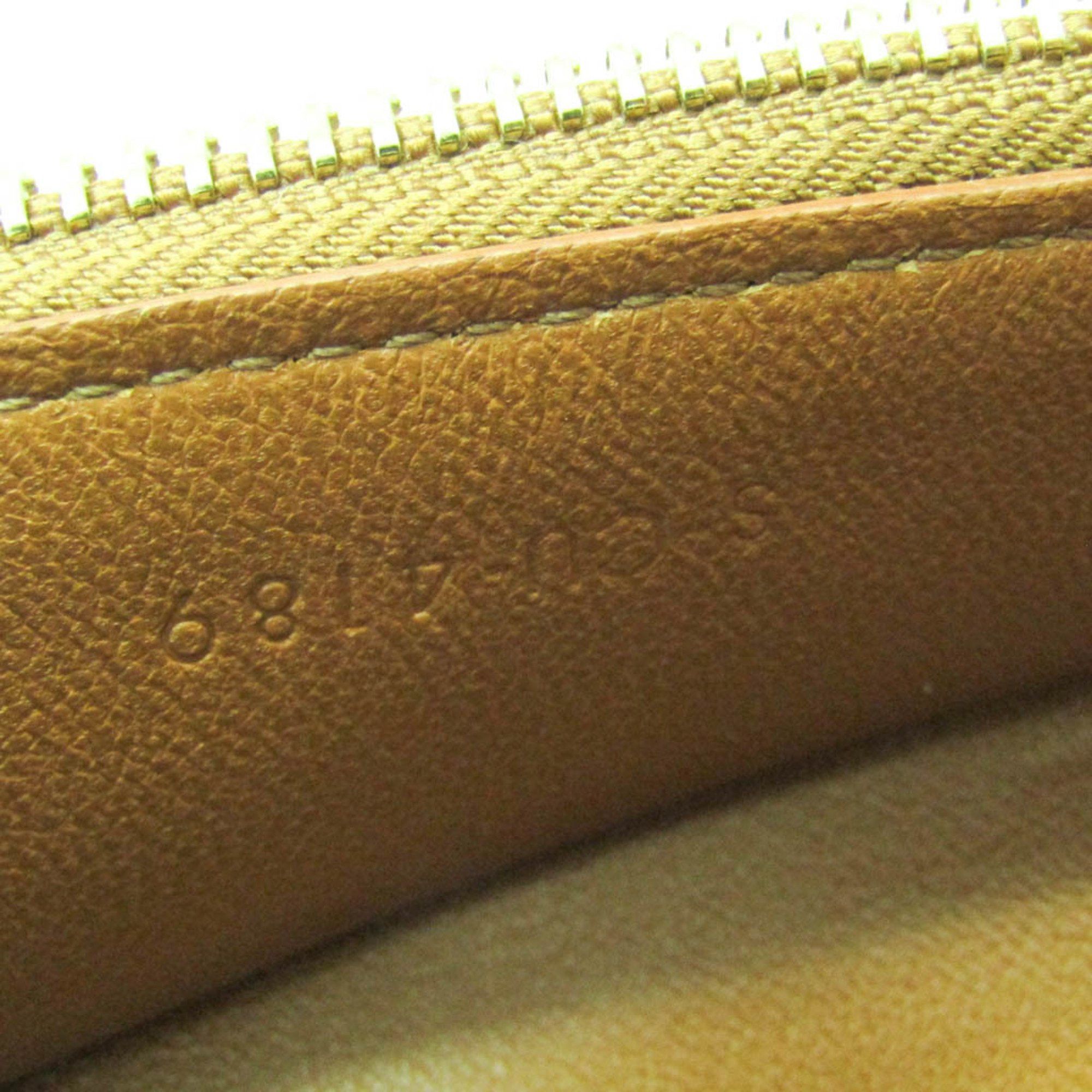 Celine Celine Bucket 192072 Women's Leather,Canvas Shoulder Bag Brown,Navy Size ONE SIZE - 18 Thumbnail