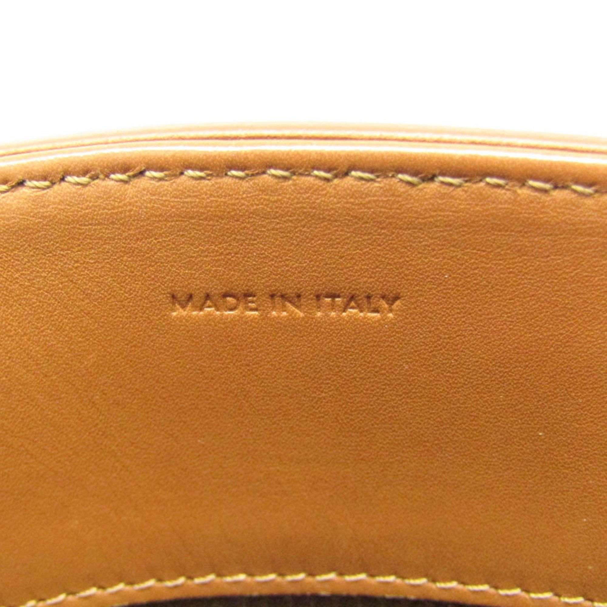 Celine Celine Bucket 192072 Women's Leather,Canvas Shoulder Bag Brown,Navy Size ONE SIZE - 17 Thumbnail