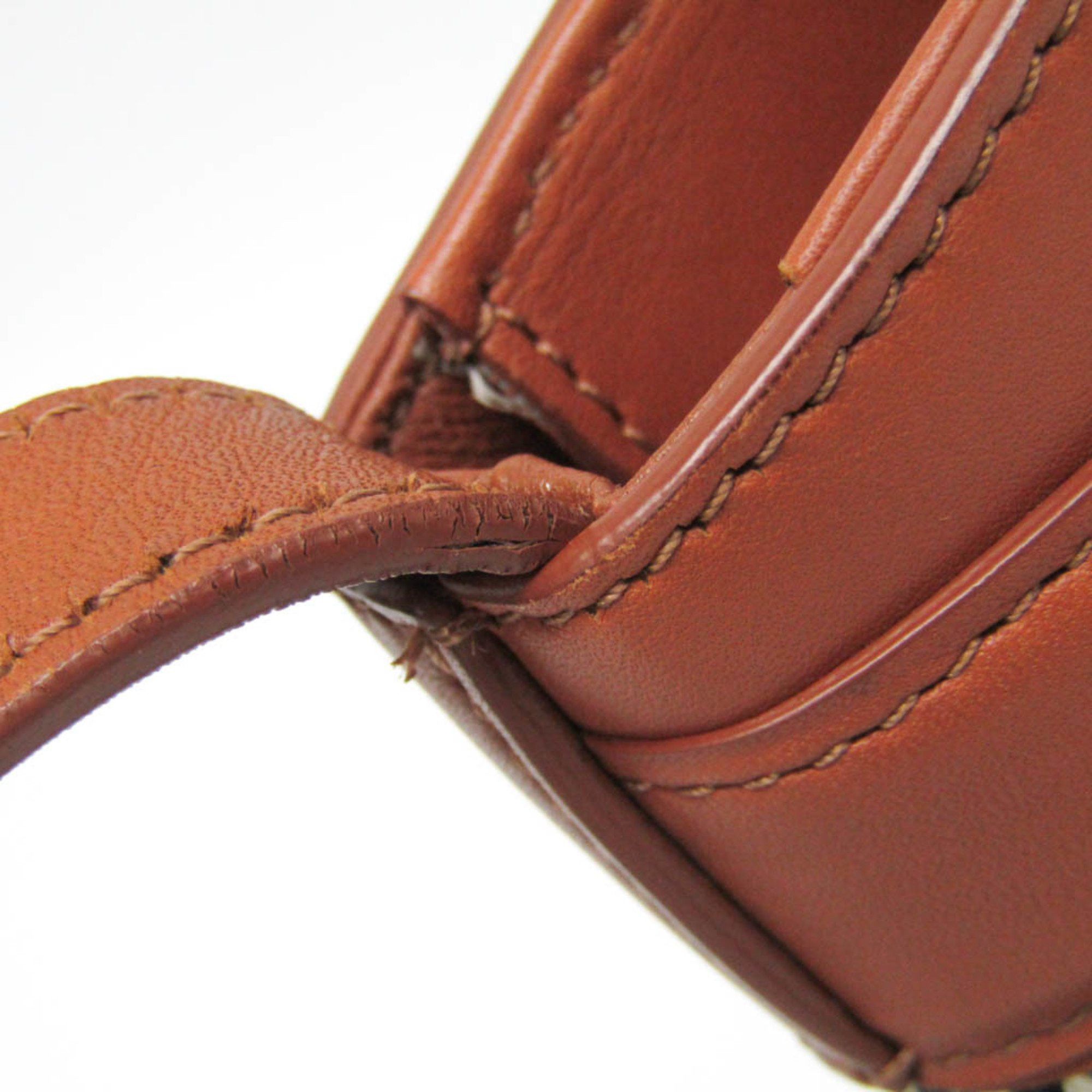 Celine Celine Bucket 192072 Women's Leather,Canvas Shoulder Bag Brown,Navy Size ONE SIZE - 9 Thumbnail