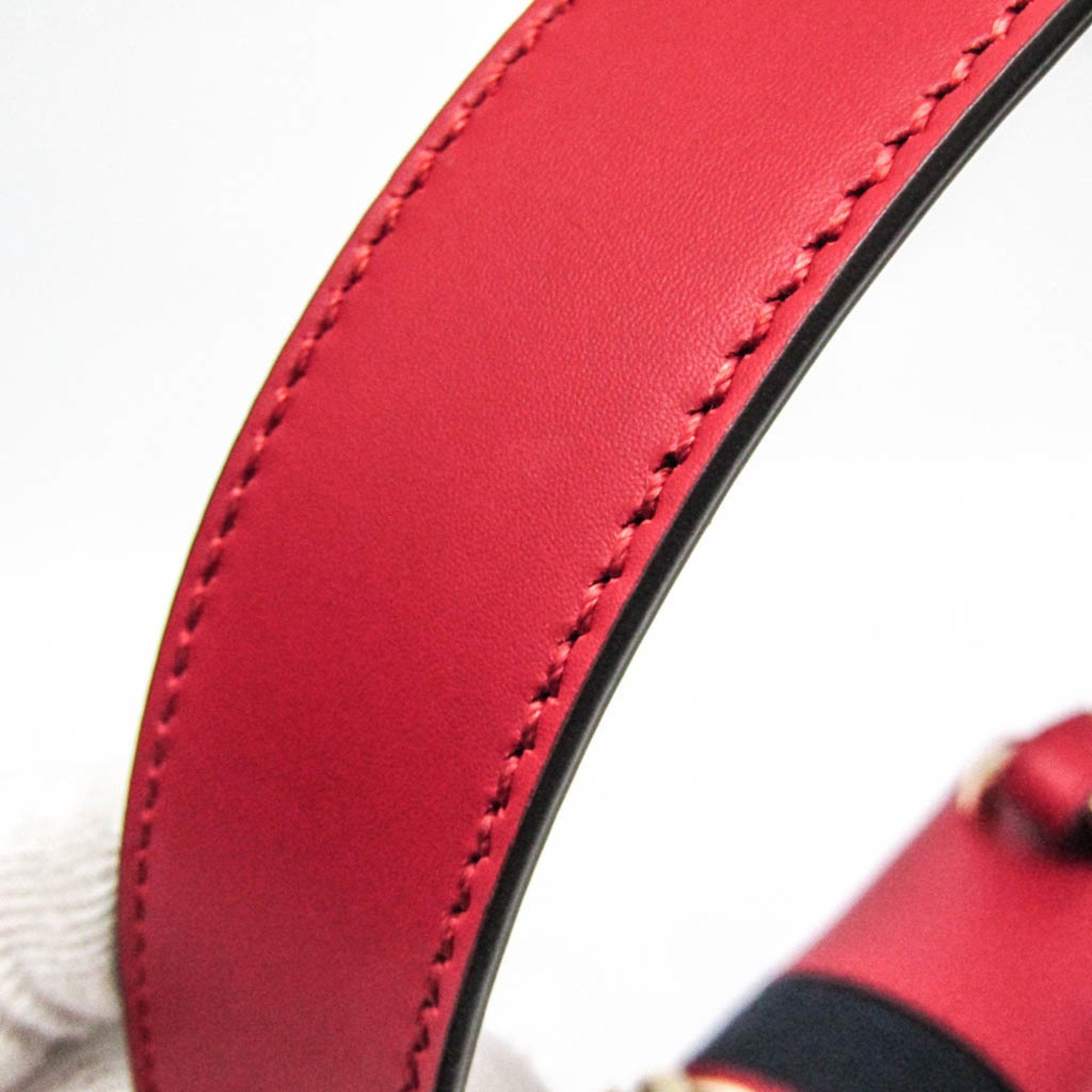 Gucci Gucci Sylvie 421882 Women's Leather Shoulder Bag Red Color Size ONE SIZE - 7 Thumbnail