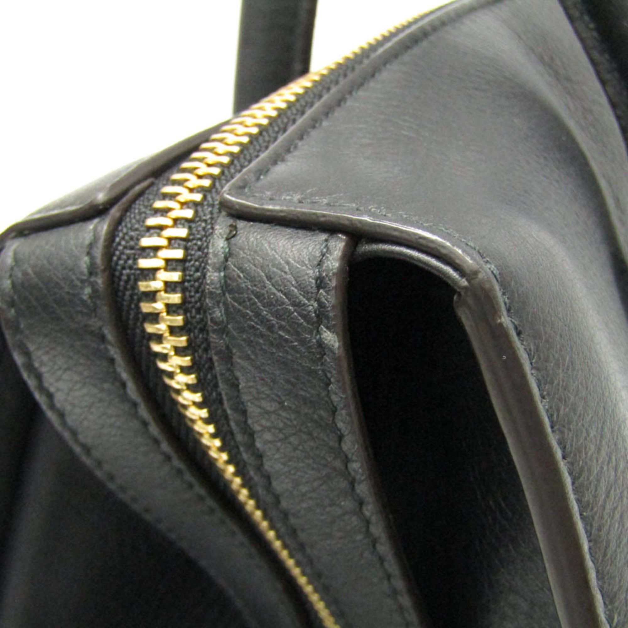 Salvatore Ferragamo Salvatore Ferragamo Gancini DH-21 H141 Women's Leather Handbag,Shoulder Bag Black Size ONE SIZE - 14 Thumbnail