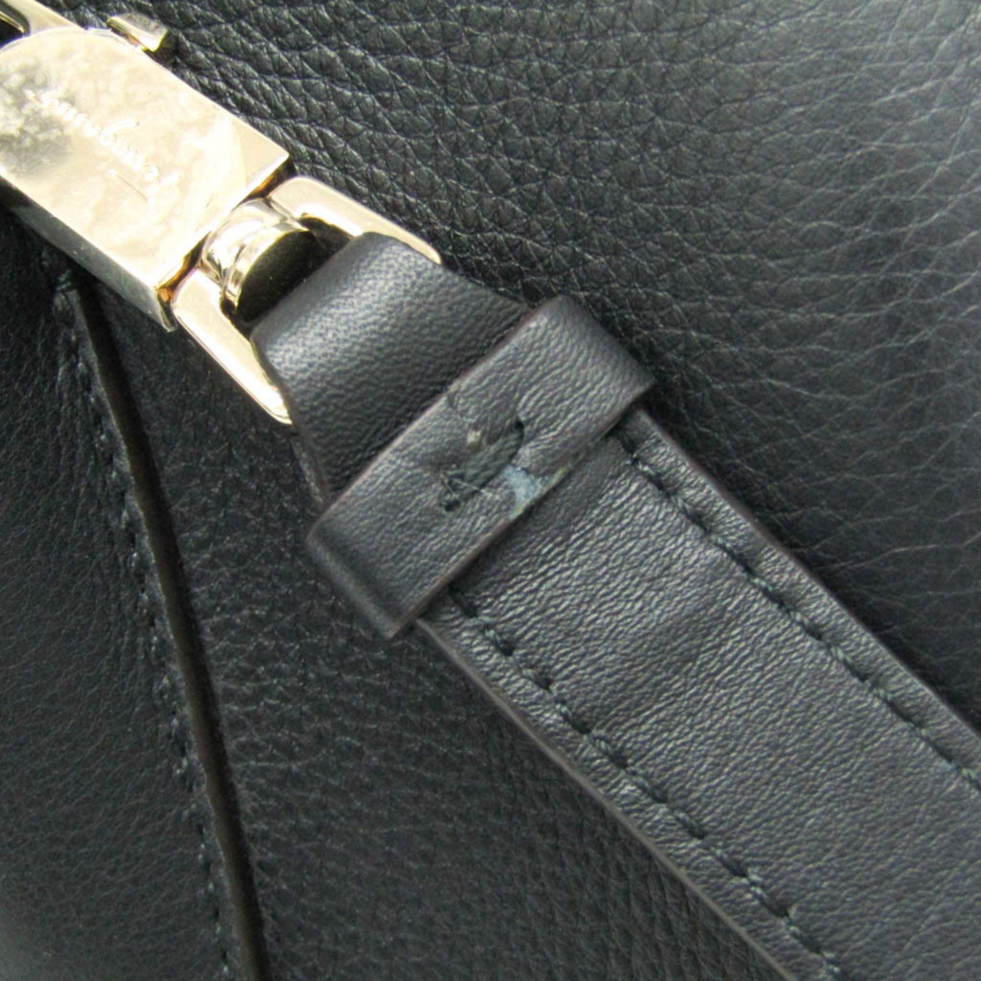 Salvatore Ferragamo Salvatore Ferragamo Gancini DH-21 H141 Women's Leather Handbag,Shoulder Bag Black Size ONE SIZE - 12 Thumbnail