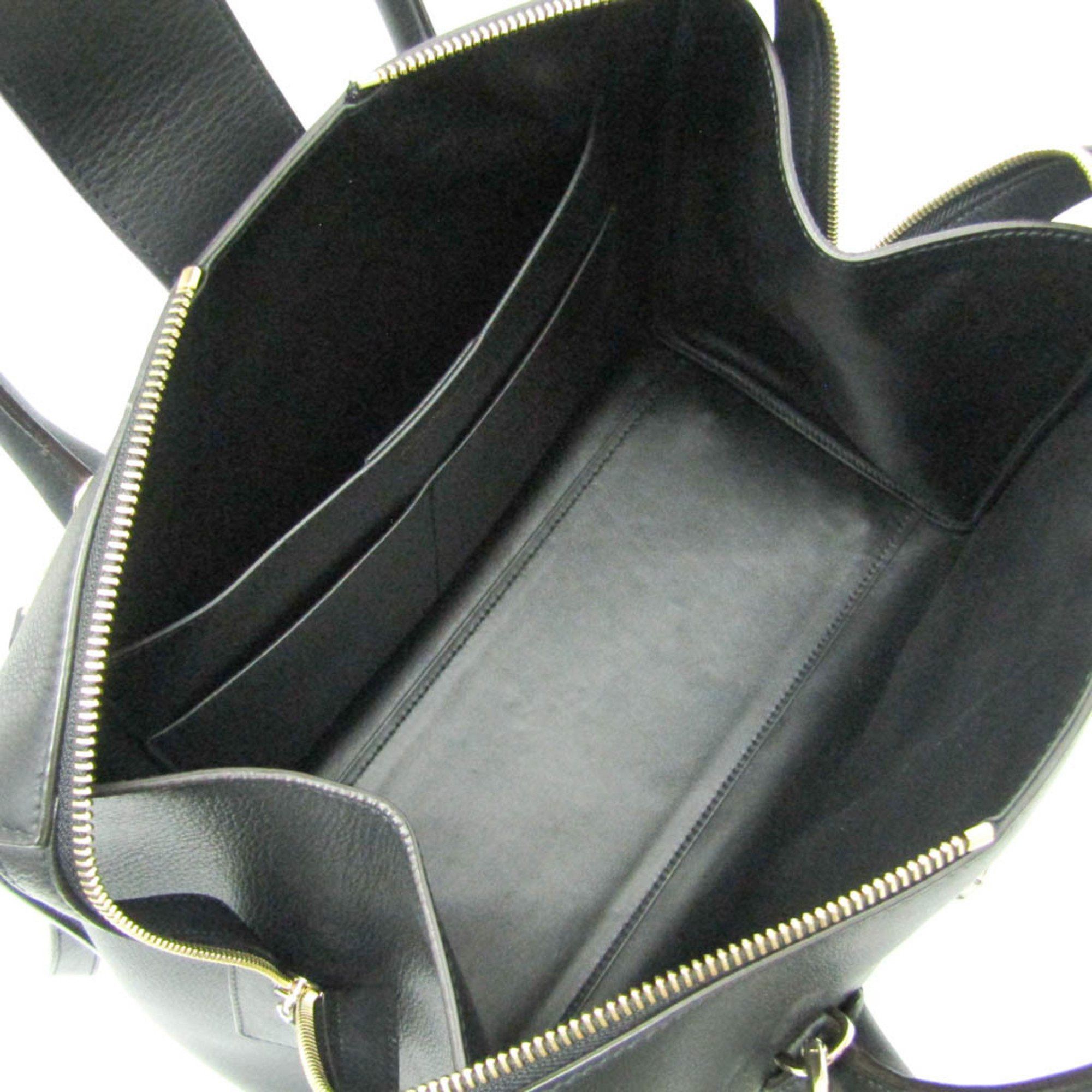 Salvatore Ferragamo Salvatore Ferragamo Gancini DH-21 H141 Women's Leather Handbag,Shoulder Bag Black Size ONE SIZE - 4 Thumbnail