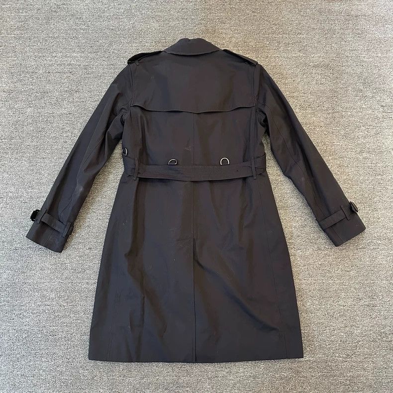 Burberry Burberry Women's Black Double-Breasted Trench Coat Size M / US 6-8 / IT 42-44 - 2 Thumbnail
