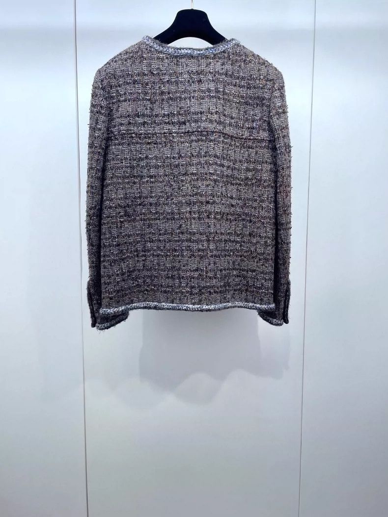 Chanel Chanel Colorful Woven Jacket from Forest Collection Size L / US 10 / IT 46 - 2 Thumbnail