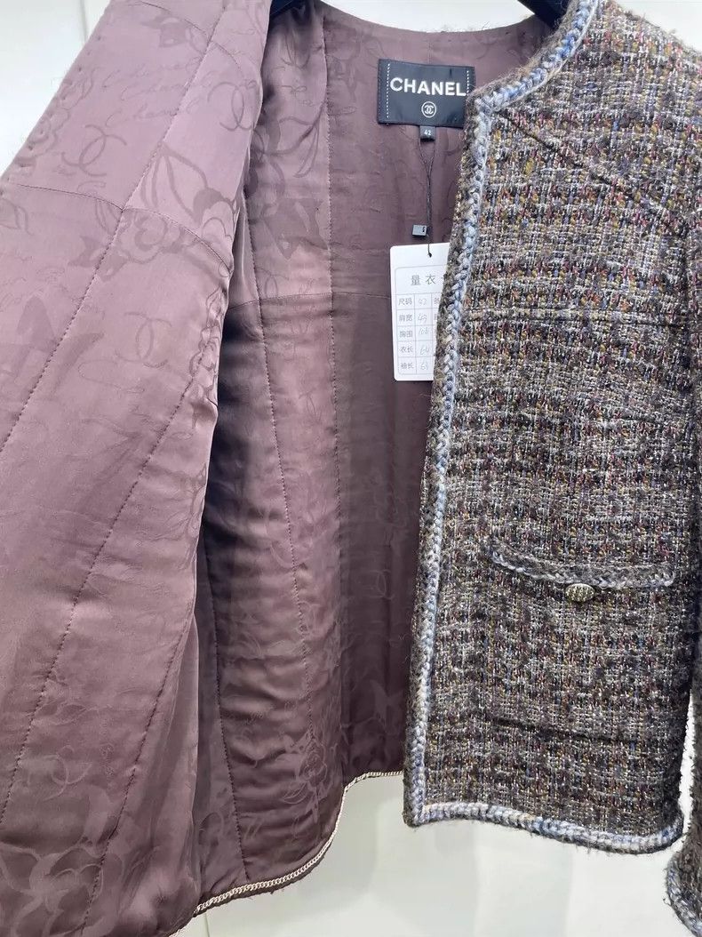Chanel Chanel Colorful Woven Jacket from Forest Collection Size L / US 10 / IT 46 - 4 Thumbnail