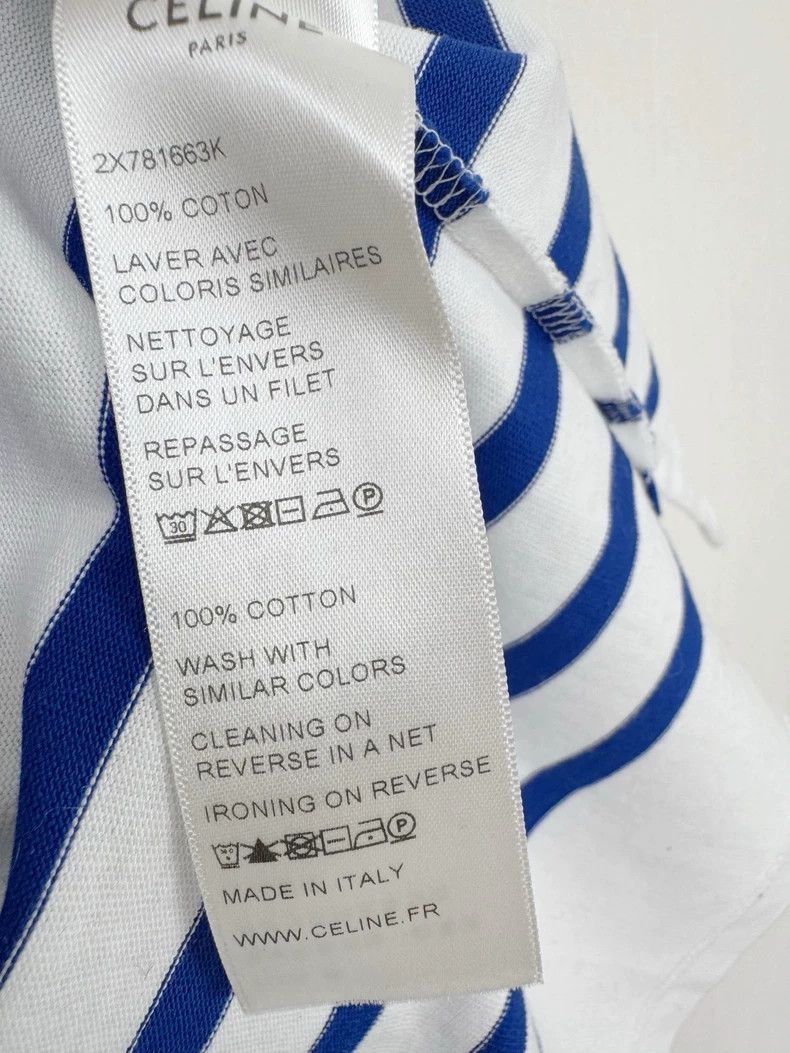 Celine Celine Striped Long Sleeve Top Size M Size M / US 6-8 / IT 42-44 - 5 Thumbnail