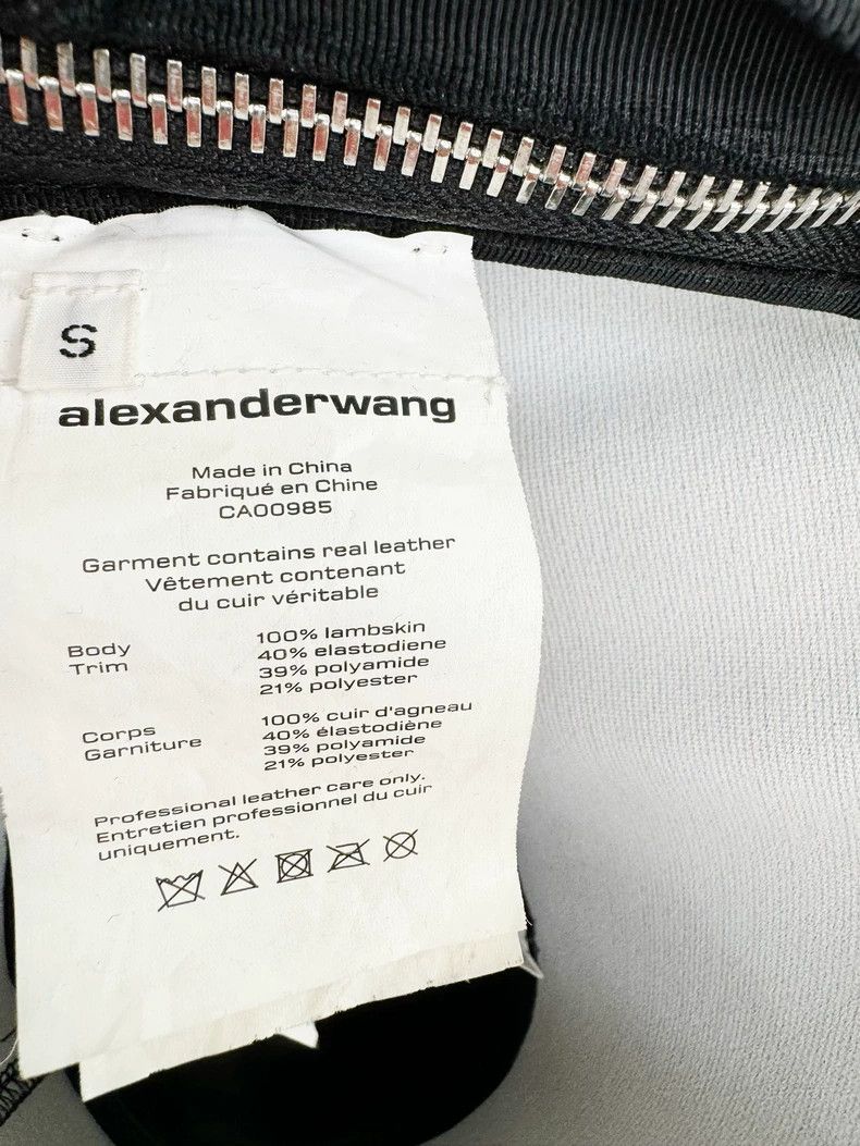 Alexander Wang Alexander Wang Black Crop Tank Top Size S / US 4 / IT 40 - 4 Thumbnail