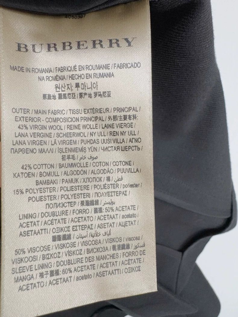 Burberry Burberry Wool Blazer Size UK6 Size S / US 4 / IT 40 - 5 Thumbnail