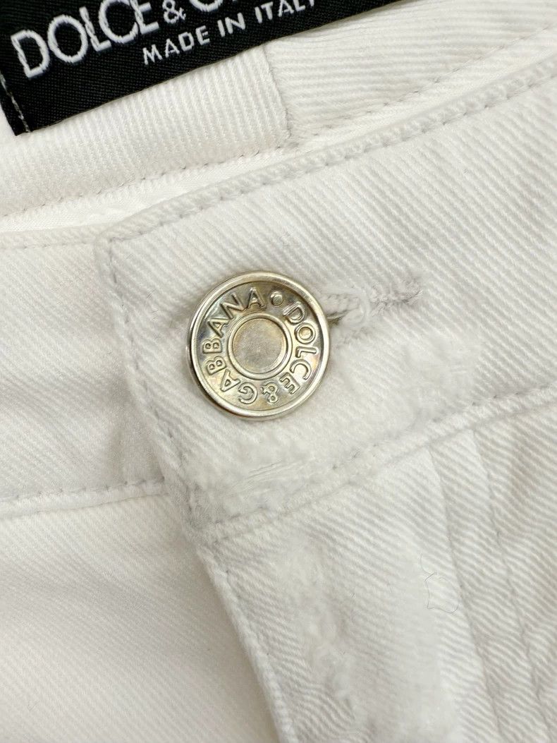 Dolce & Gabbana Dolce & Gabbana White Denim Pants Size 40" / US 18 - 3 Thumbnail