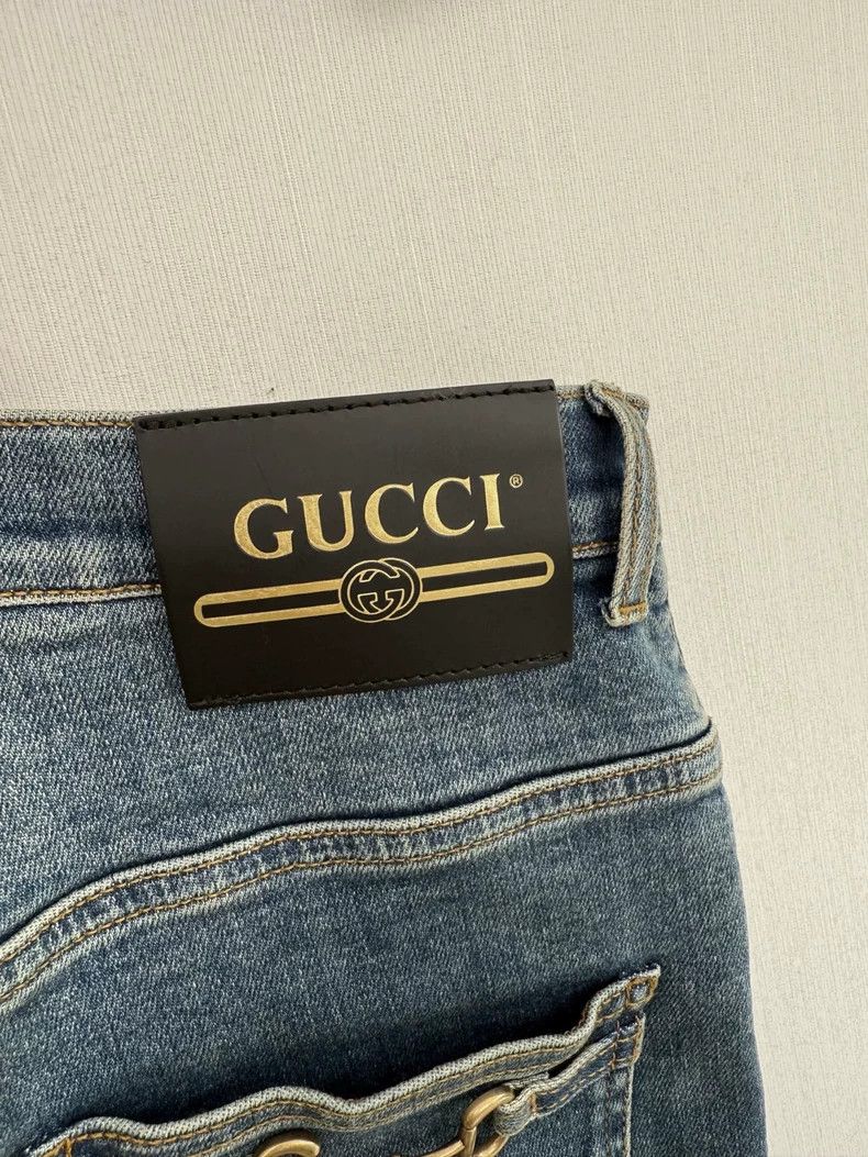 Gucci Gucci Denim Pants in Light Blue Color Size 28" / US 6 / IT 42 - 6 Thumbnail