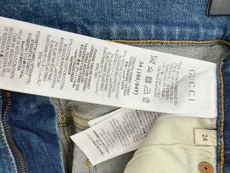 Gucci Gucci Denim Pants in Light Blue Color Size 28" / US 6 / IT 42 - 4 Thumbnail