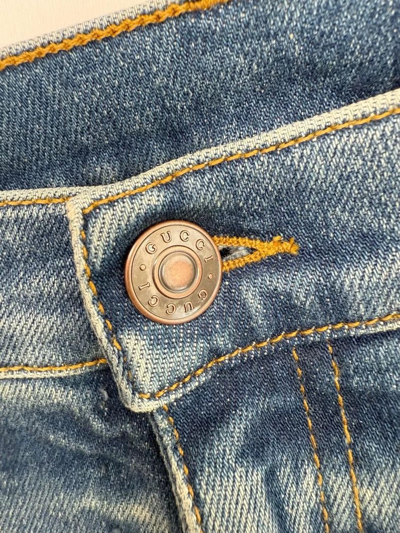 Gucci Gucci Denim Pants in Light Blue Color Size 28" / US 6 / IT 42 - 2 Thumbnail