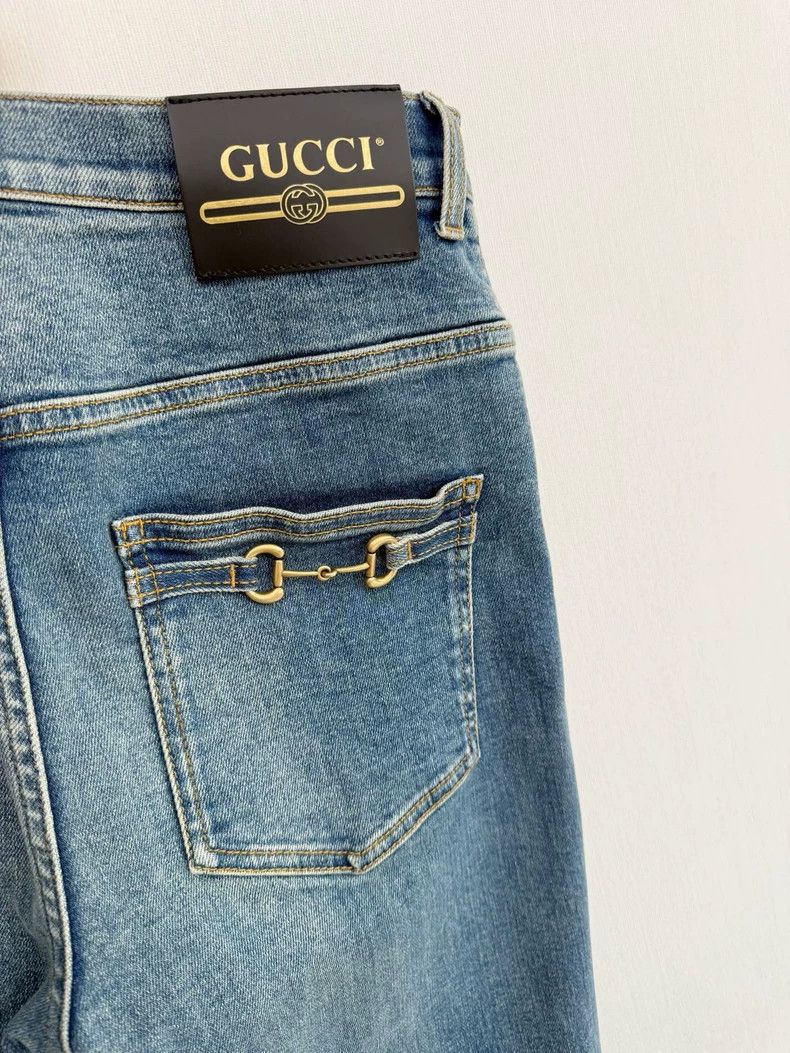 Gucci Gucci Denim Pants in Light Blue Color Size 28" / US 6 / IT 42 - 7 Thumbnail