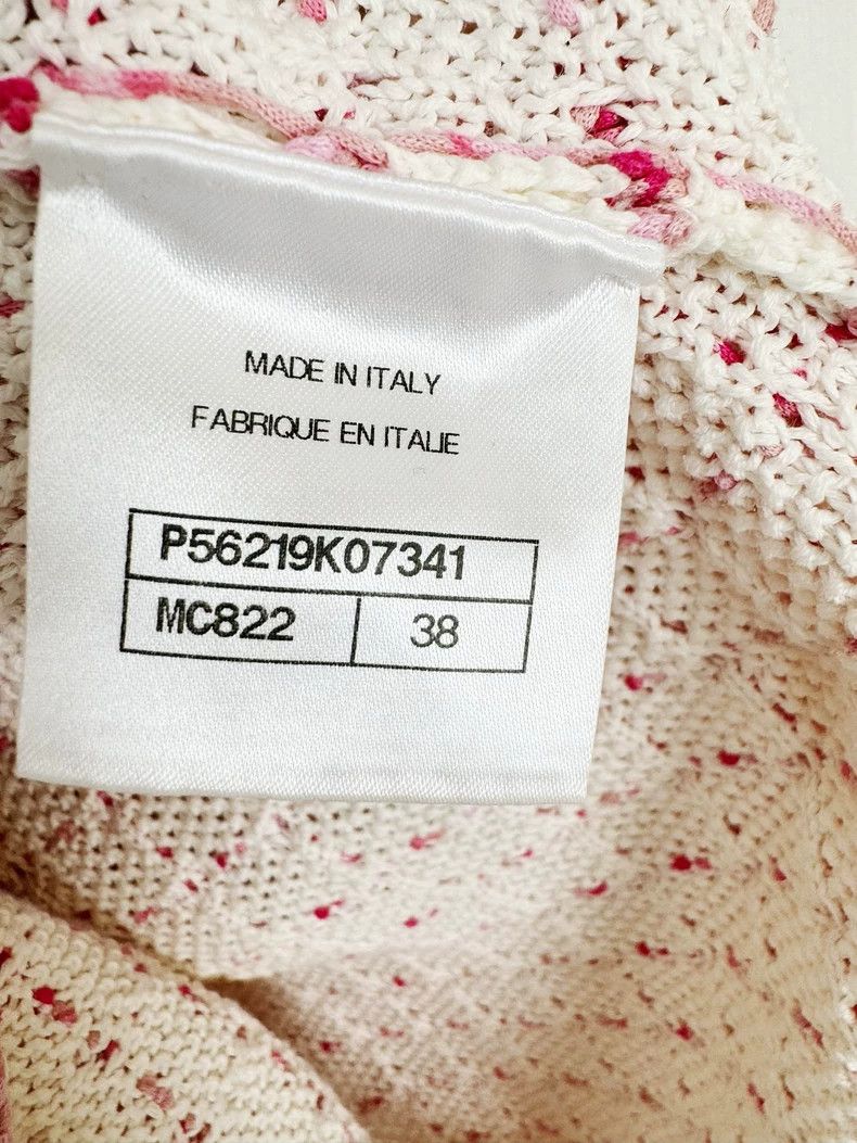 Chanel Chanel Woven Dress in Pink and White Size M / US 6-8 / IT 42-44 - 4 Thumbnail