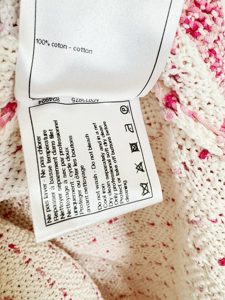 Chanel Chanel Woven Dress in Pink and White Size M / US 6-8 / IT 42-44 - 5 Thumbnail