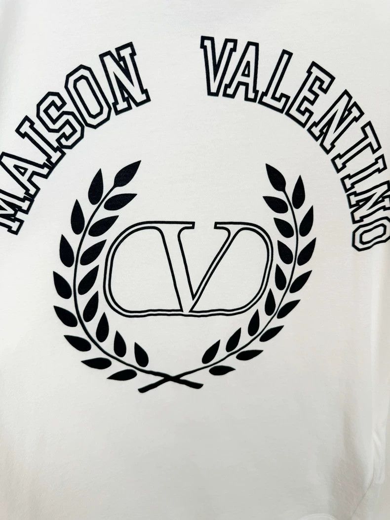 Valentino Valentino Short Sleeve T-Shirt in White Size M / US 6-8 / IT 42-44 - 2 Thumbnail