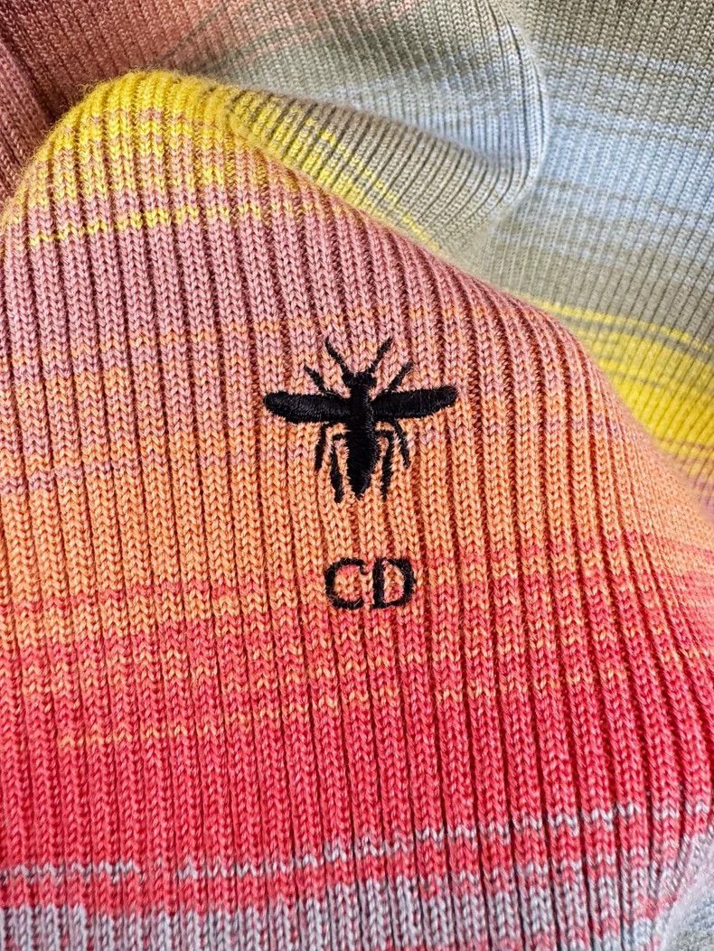 Dior Dior Knit Long Sleeve Stripe Top Size M / US 6-8 / IT 42-44 - 3 Thumbnail