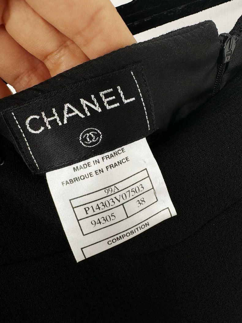 Chanel Chanel Black Jacket and Skirt Set Size M / US 6-8 / IT 42-44 - 6 Thumbnail
