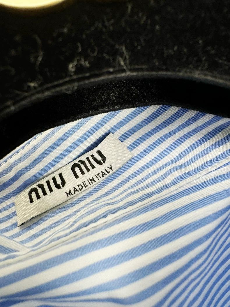 Miu Miu Miu Miu Striped Shirt and Shorts Set Size M / US 6-8 / IT 42-44 - 2 Thumbnail