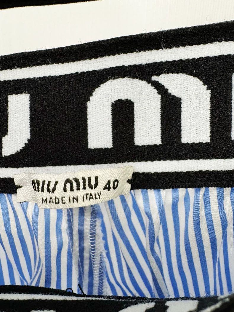 Miu Miu Miu Miu Striped Shirt and Shorts Set Size M / US 6-8 / IT 42-44 - 6 Thumbnail