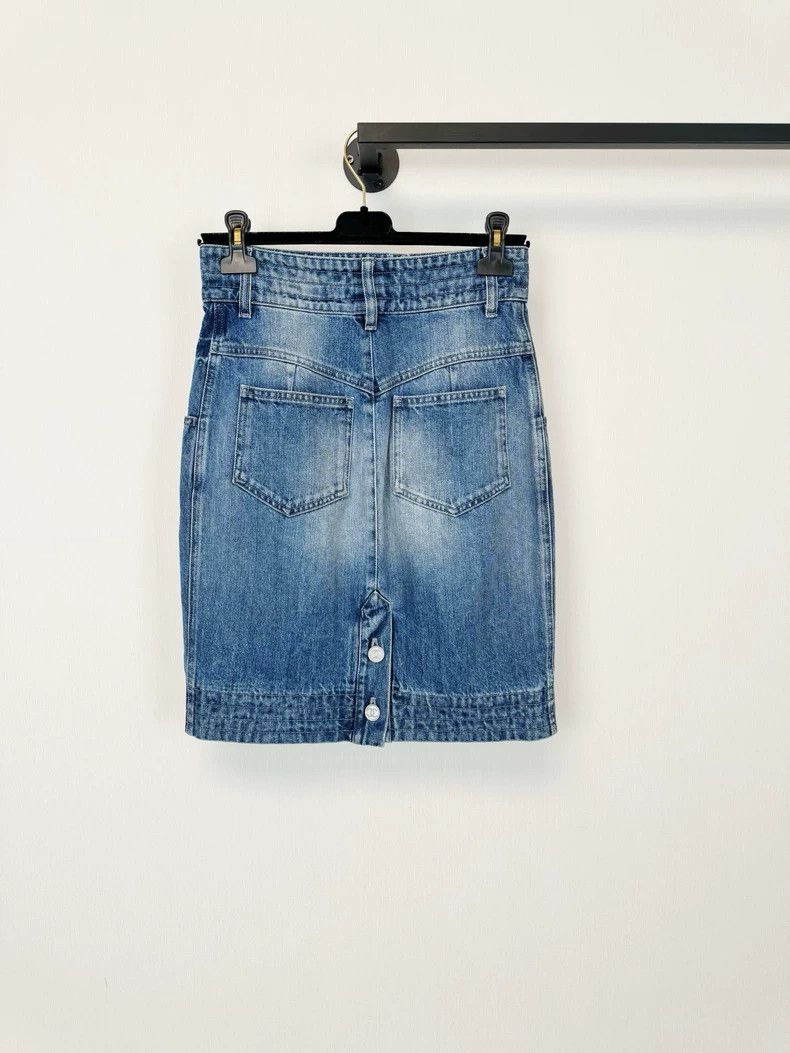 Chanel Chanel Denim Skirt Size 36, Worn Once Size 36" / US 14 / IT 50 - 4 Thumbnail