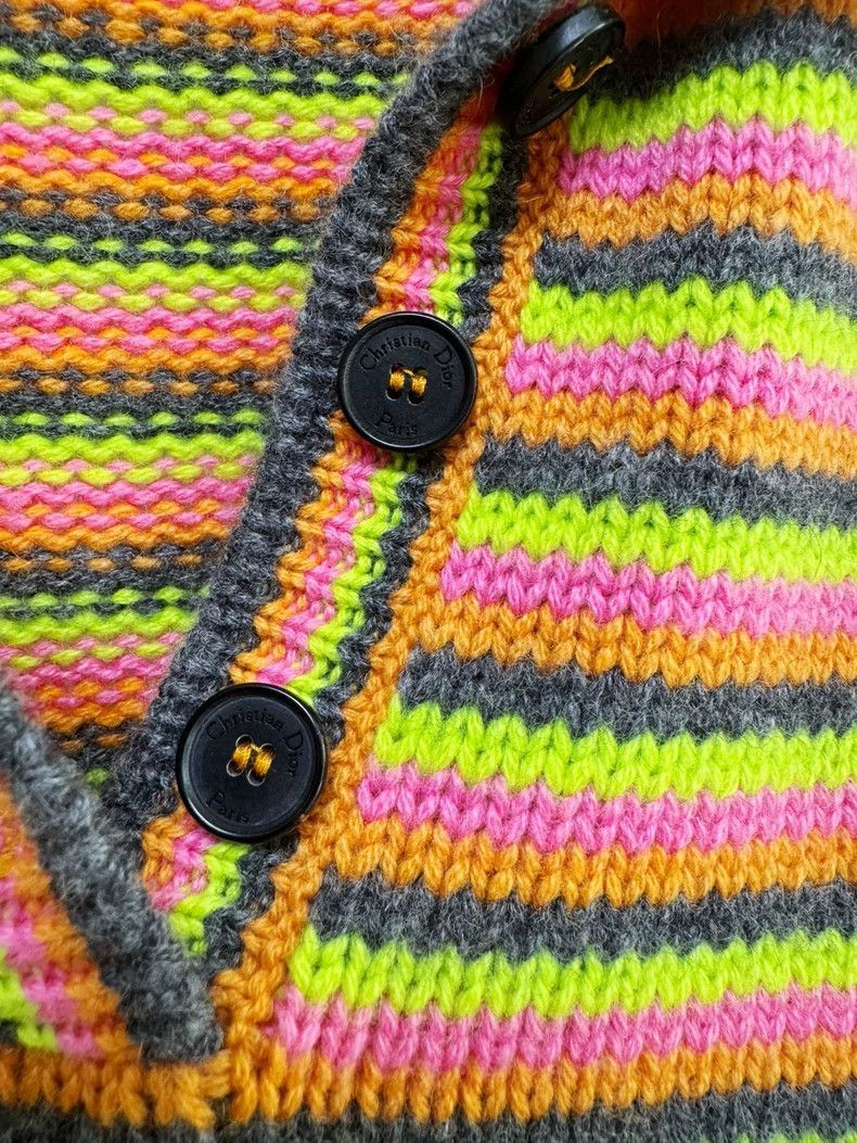 Dior Dior Colorful Bee Embroidered Knit Short Sleeve Size M / US 6-8 / IT 42-44 - 3 Thumbnail