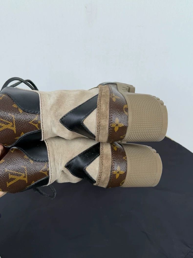 Louis Vuitton Louis Vuitton High-Top Boots Size 34 Size US 4 / IT 34 - 6 Thumbnail