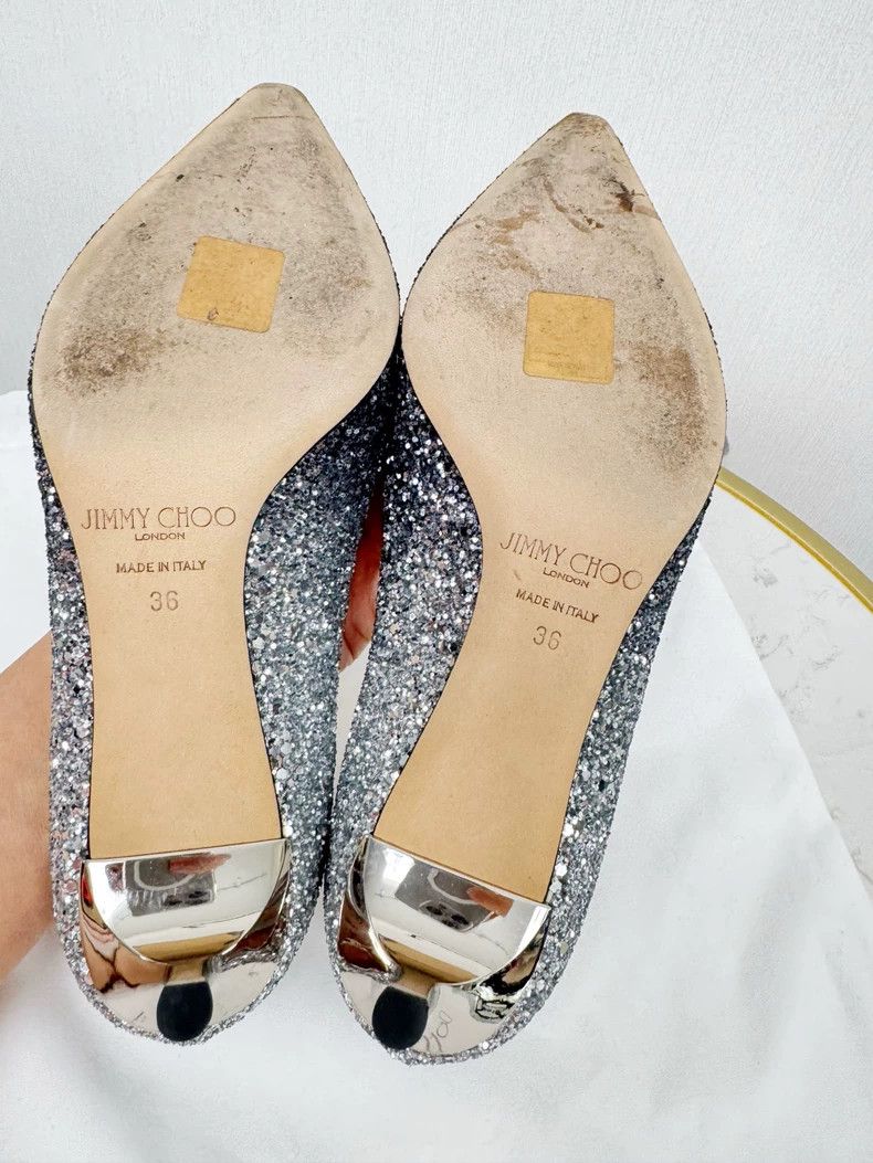 Jimmy Choo Jimmy Choo Silver Gradient High Heels Size 36 Size US 6 / IT 36 - 6 Thumbnail