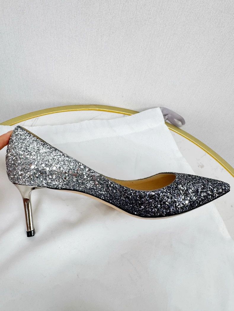 Jimmy Choo Jimmy Choo Silver Gradient High Heels Size 36 Size US 6 / IT 36 - 4 Thumbnail