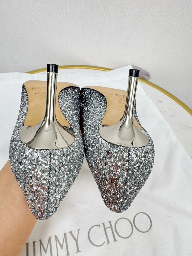 Jimmy Choo Jimmy Choo Silver Gradient High Heels Size 36 Size US 6 / IT 36 - 5 Thumbnail