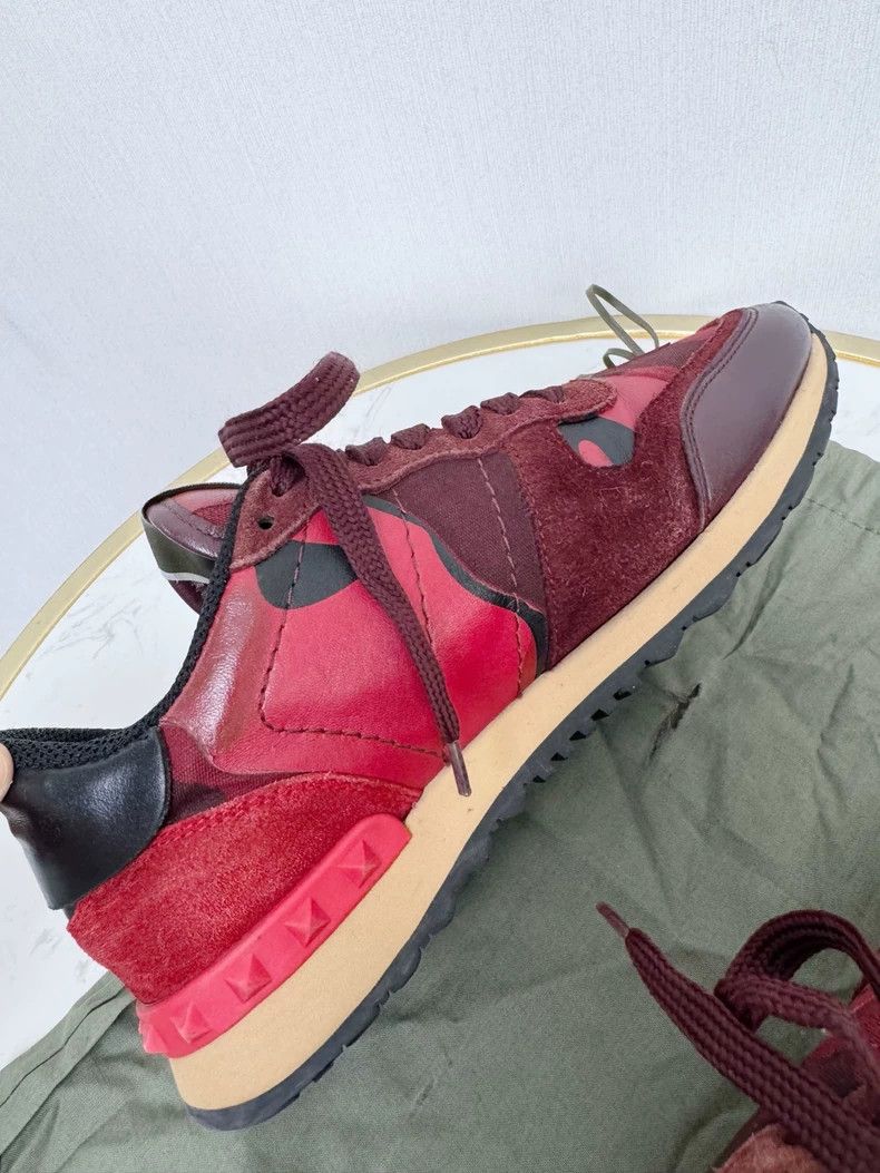 Valentino Valentino Sneakers Size 36 Burgundy Camo Size US 6 / IT 36 - 3 Thumbnail