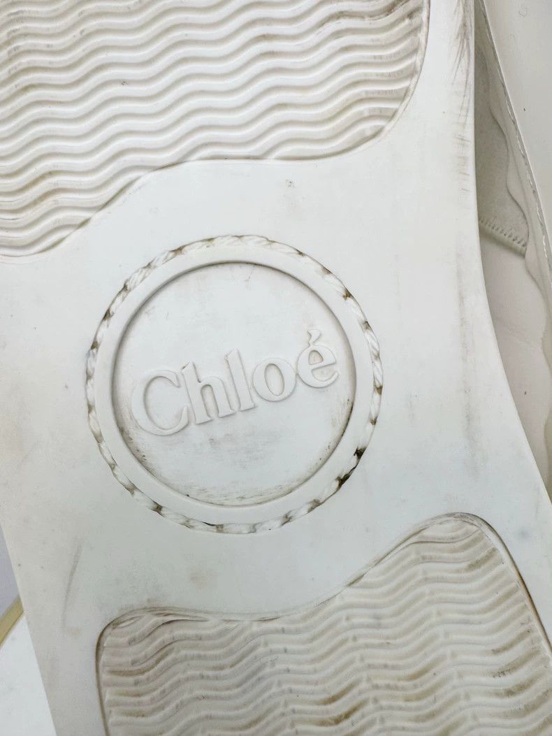 Chloe Chloe White Sneakers Size 35, Gently Used Size US 5 / IT 35 - 7 Thumbnail