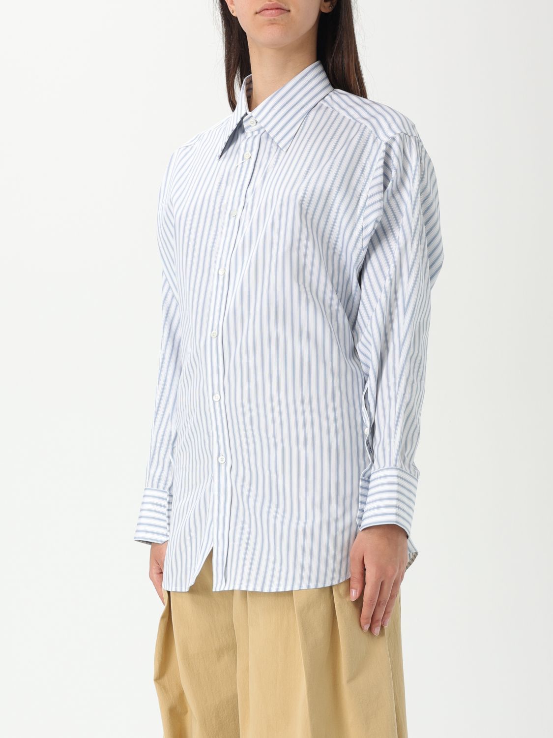 Maison Margiela Maison Margiela Shirt Woman White Size L / US 10 / IT 46 - 4 Thumbnail
